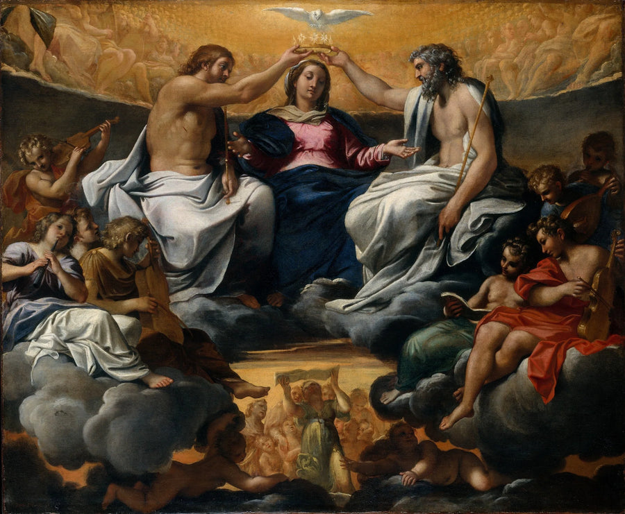 Madonnans kröning - Annibale Carracci
