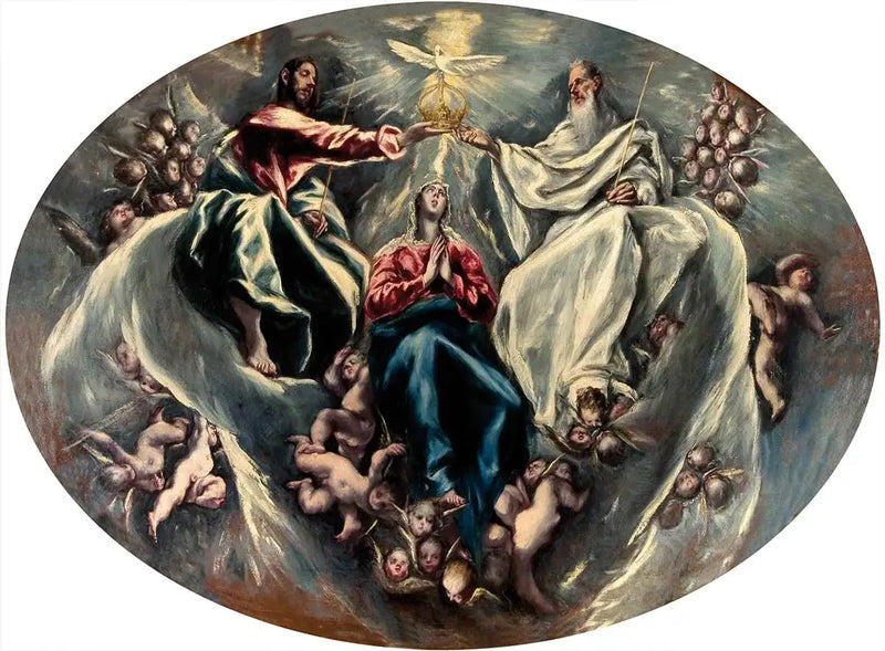 Vårdnadsritningen av Jungfru Maria - El Greco