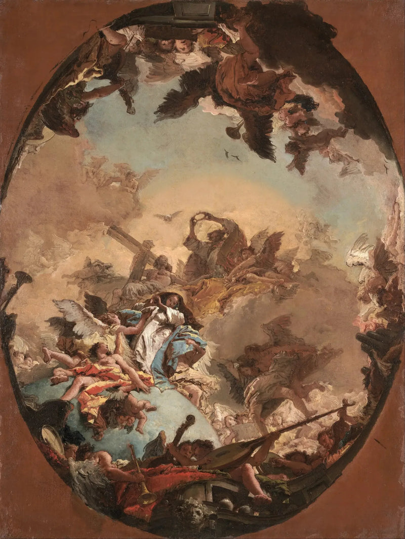 Vårdnad av Jungfru Maria - Giovanni Battista Tiepolo