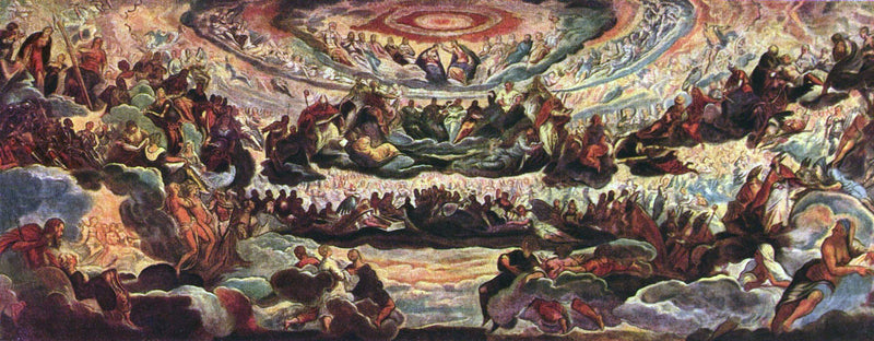 Madonnans kröning - Jacopo Tintoretto