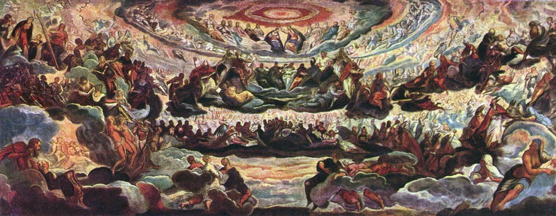 Madonnans kröning - Jacopo Tintoretto