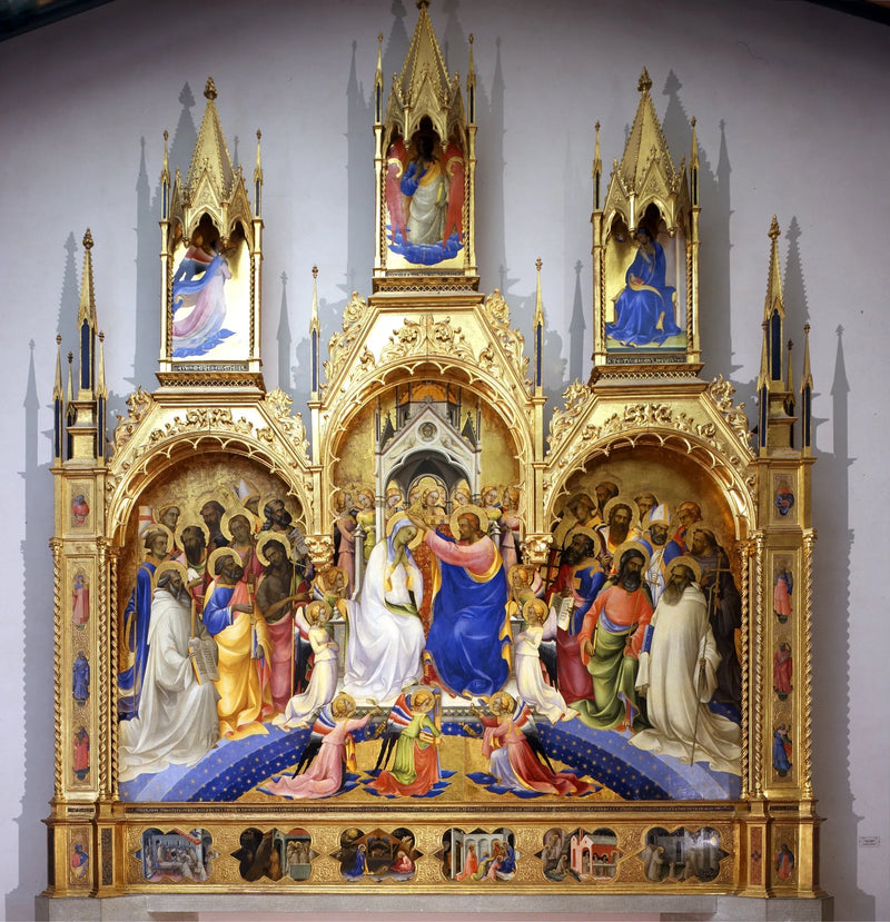Madonnans kröning - Lorenzo Monaco