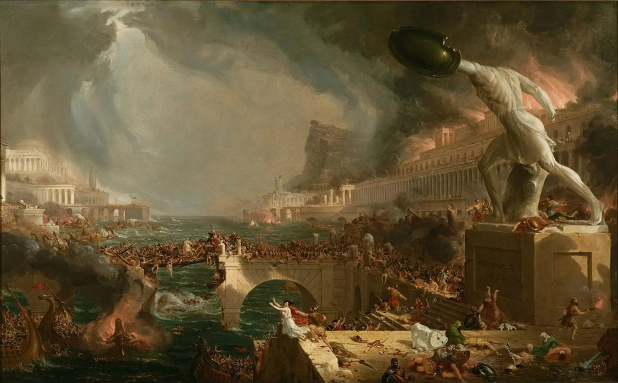 Imperiets kurs: förstörelse - Thomas Cole