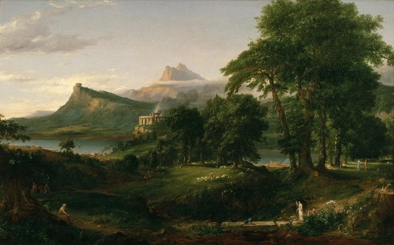 Imperiets kurs: Arkadien eller pastoralens tillstånd - Thomas Cole