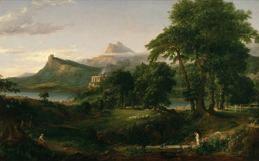 Imperiets kurs: Arkadien eller pastoralens tillstånd - Thomas Cole