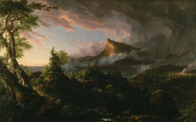 Imperiets kurs: den vilda naturen - Thomas Cole