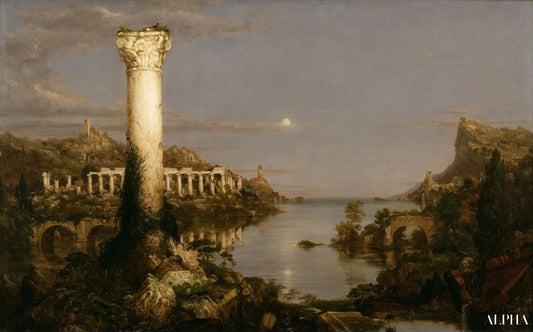 Le cours de l'empire : Désolation - Thomas Cole - Reproductions de tableaux et peintures haut de gamme
