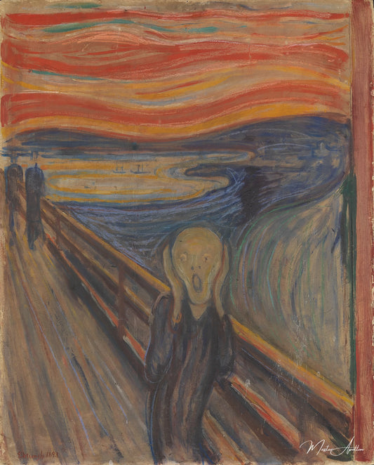 Le Cri - Edvard Munch - Reproductions de tableaux et peintures haut de gamme