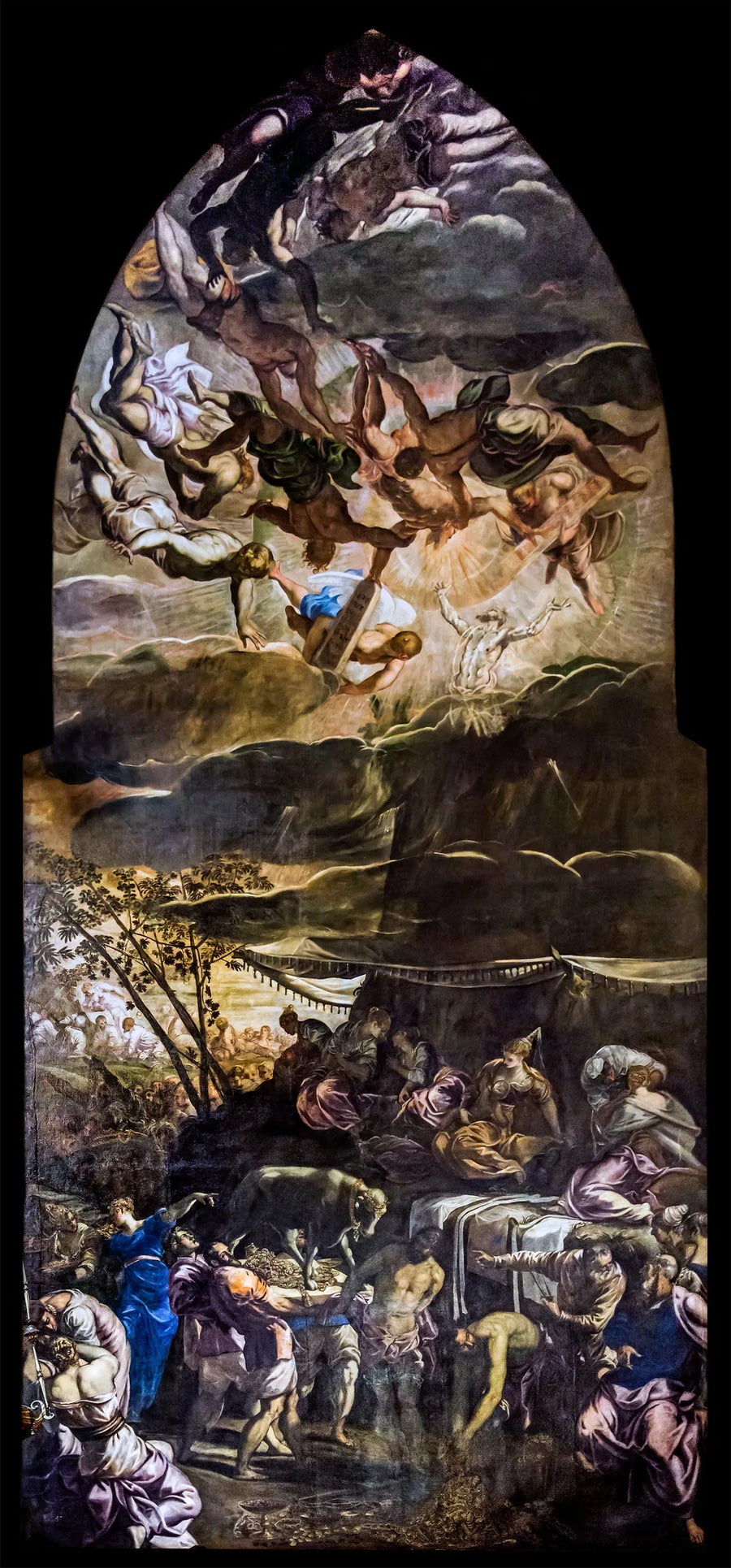Guldkalvens dyrkan - Jacopo Tintoretto