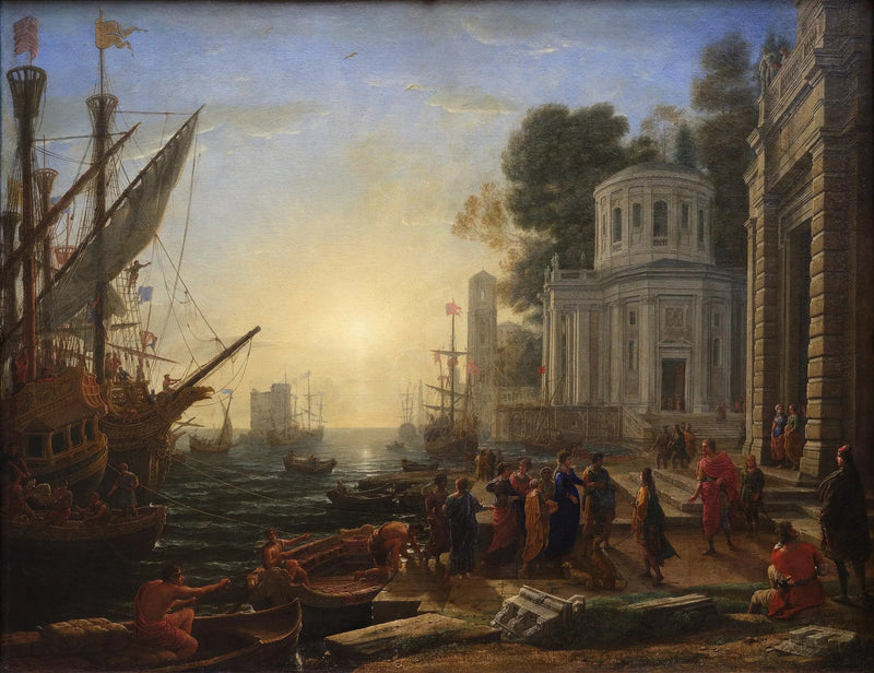 Cleopatras landstigning i Tarsus - Claude Lorrain