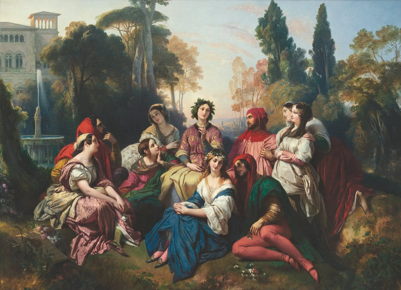 Decameron. - Franz Xaver Winterhalter