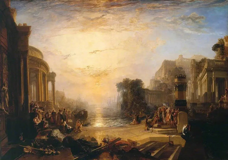 Den karthagiska imperiets nedgång - J. M. W. Turner