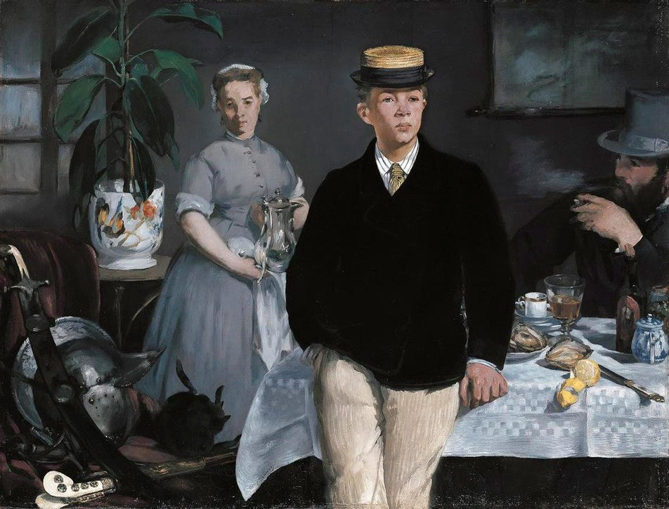 Le Déjeuner dans l'atelier - Édouard Manet image 1 copie de tableau peinte à la main