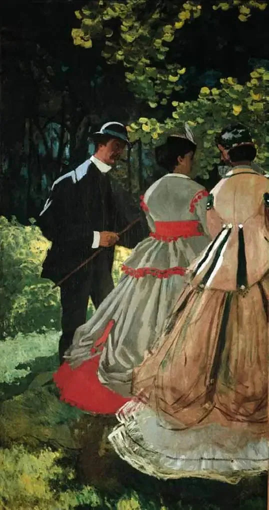 Lunch på gräset - Claude Monet