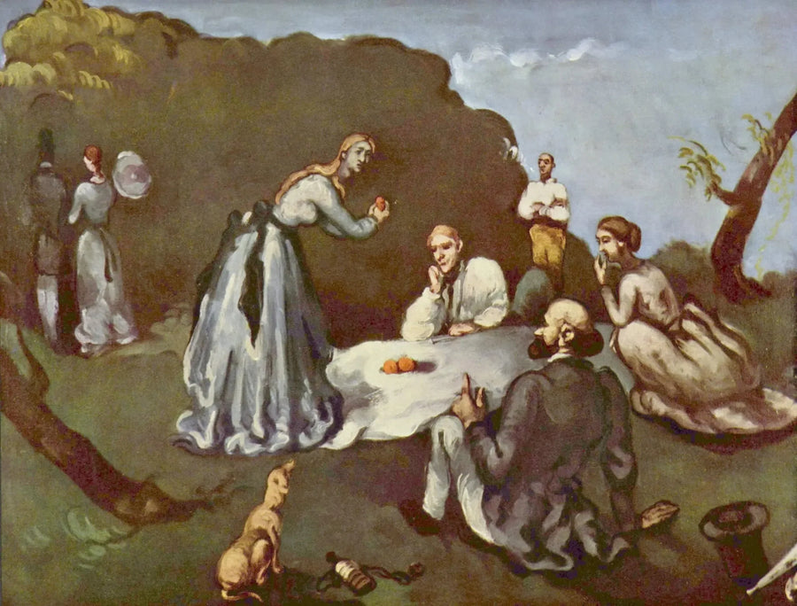 Lunch på gräset - Paul Cézanne