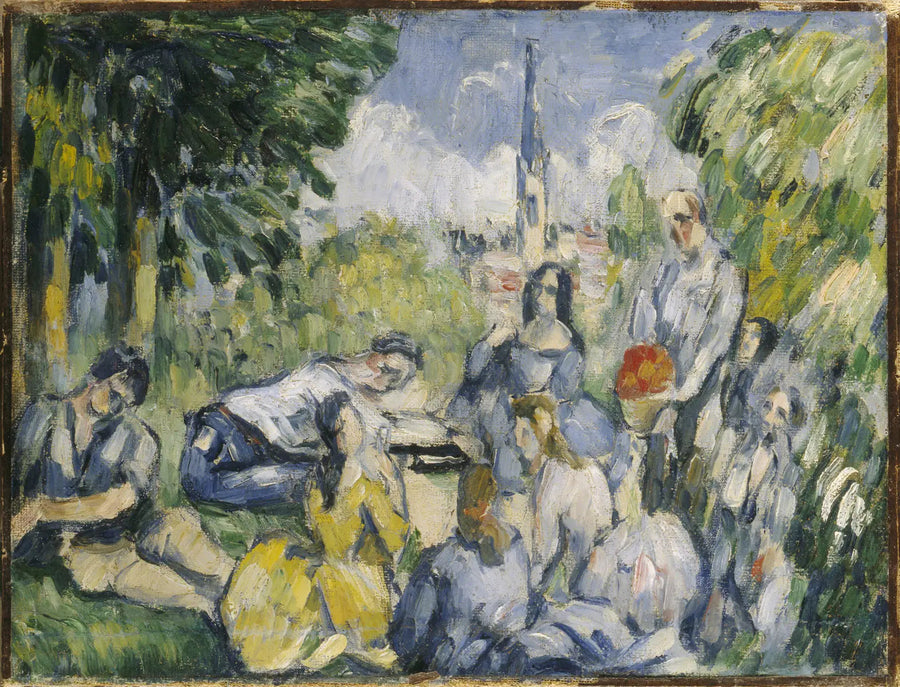 Lunch på gräset - Paul Cézanne