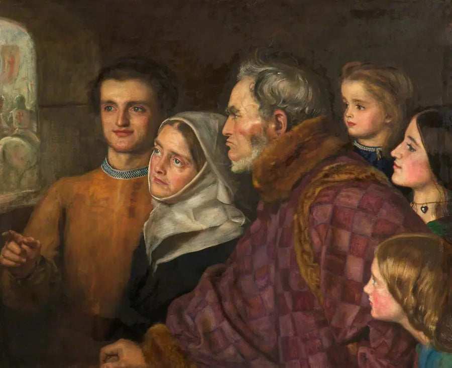 Korstogarnas början - John Everett Millais