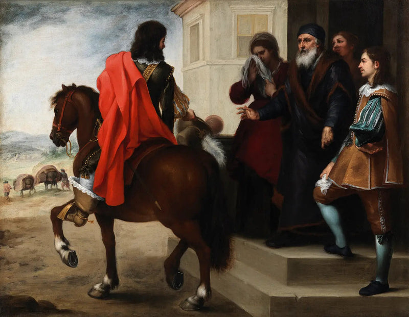 Den bortkomne sonens avresa - Bartolomé Esteban Murillo