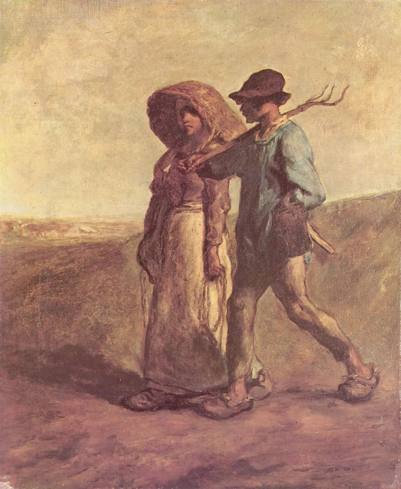 Avresan till jobbet - Jean-François Millet