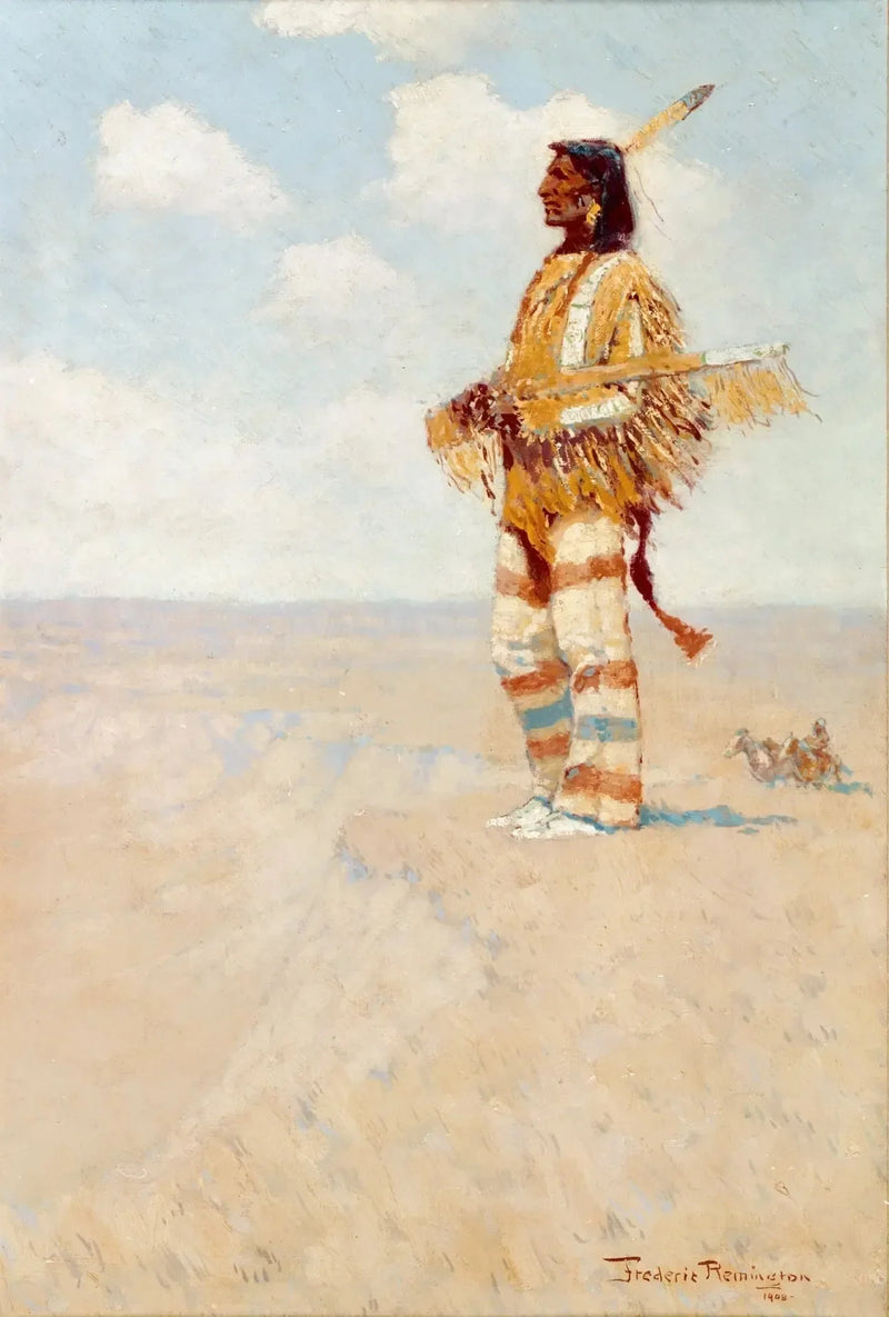 Den sista av sitt slag (Den amerikanske på väg att försvinna) - Frederic Remington