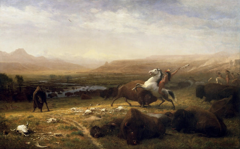 Den siste buffeln 2,60 - Albert Bierstadt