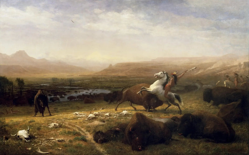 Den siste buffeln 2,60 - Albert Bierstadt