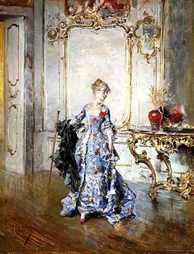 Det sista blickfånget i spegeln - Giovanni Boldini