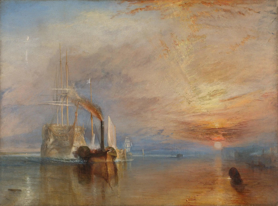 Den sista resan av Téméraire - J. M. W. Turner