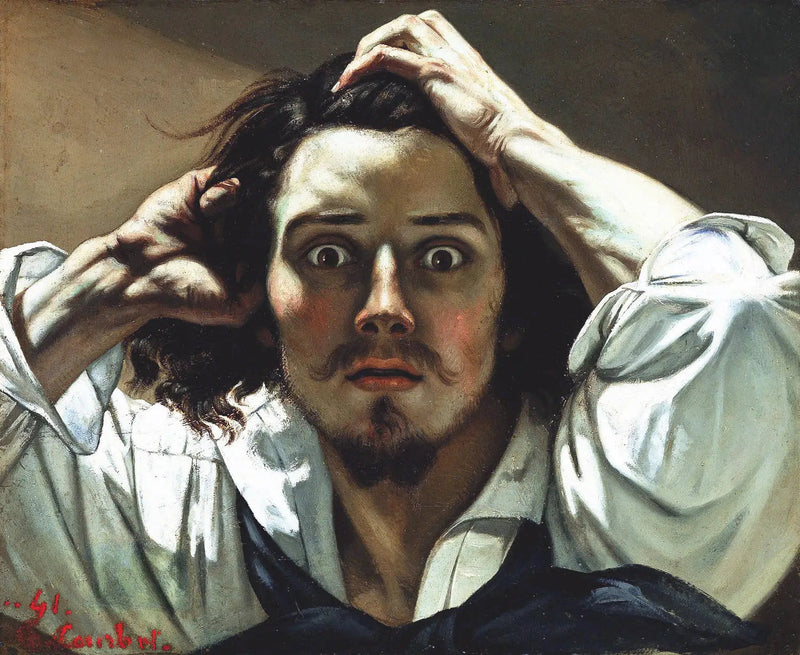 Den förtvivlade - Gustave Courbet