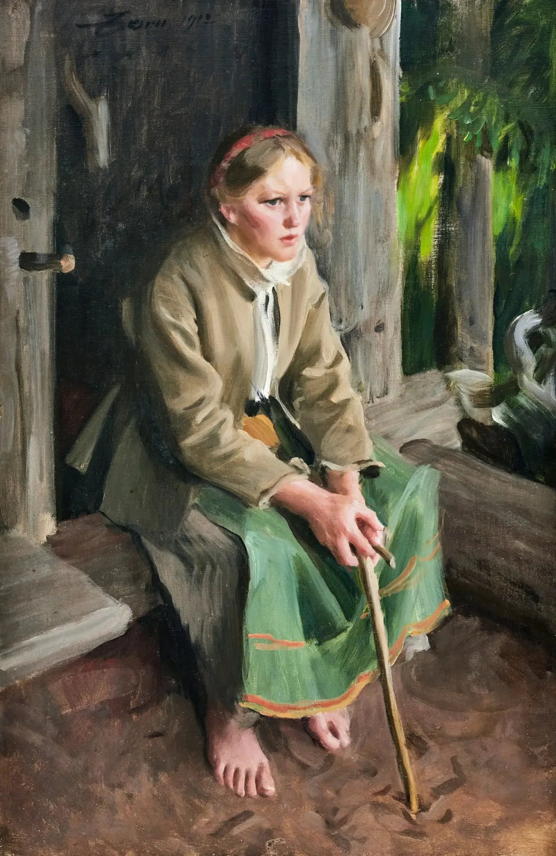 Fårflickans söndag - Anders Zorn