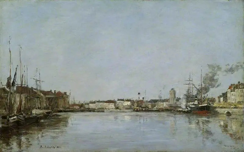 Den Holländska Docken, Dunkerque - Eugène Boudin