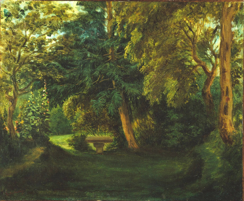 George Sands egendom i Nohant - Eugène Delacroix
