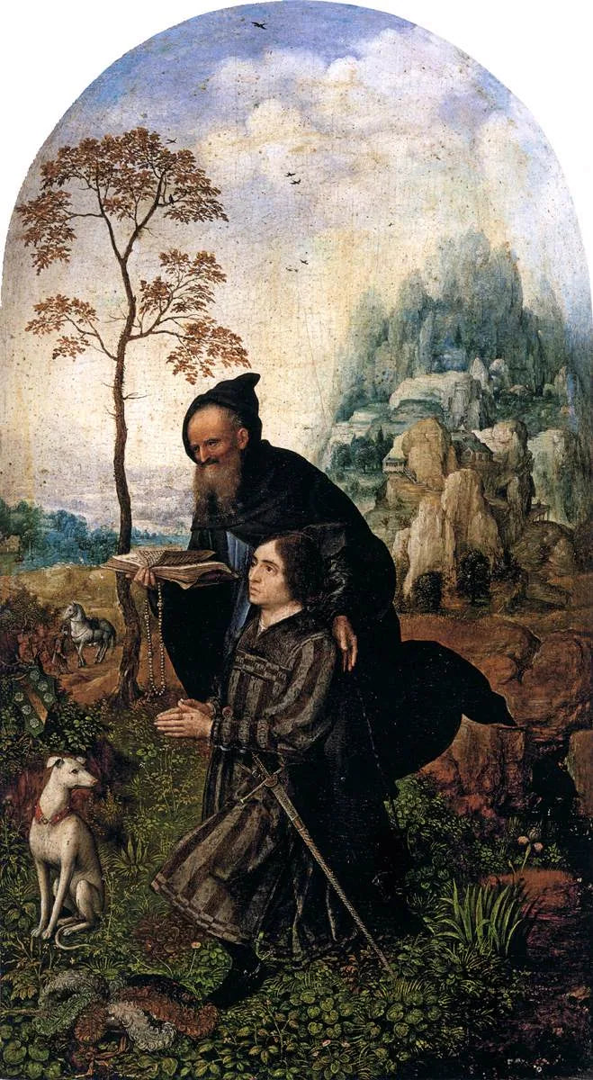 Den skyddade donatorn av Sankt Antoni - Jan Gossaert