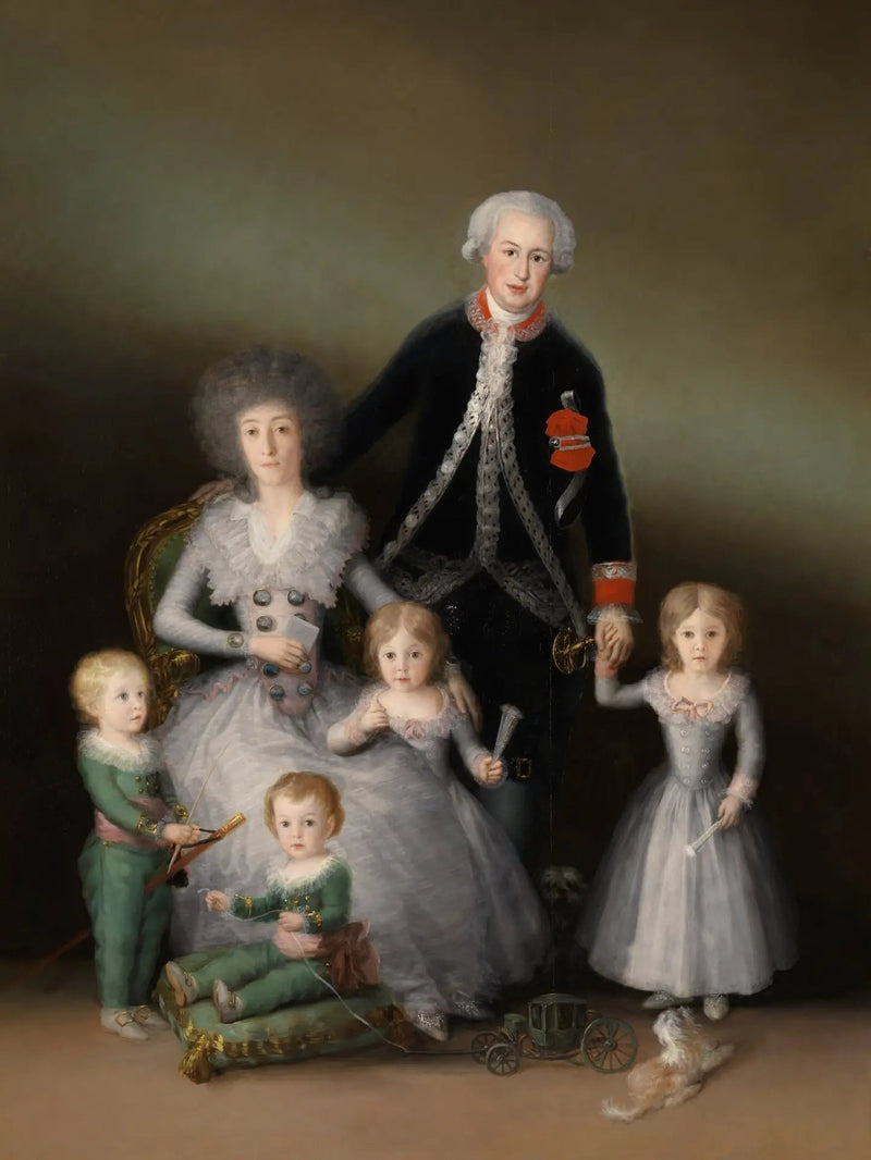 Hertigen av Osuna och hans barn - Francisco de Goya