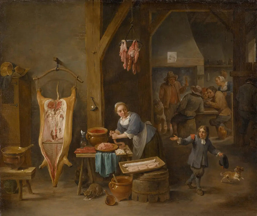 Korvmakaren - David Teniers den yngre