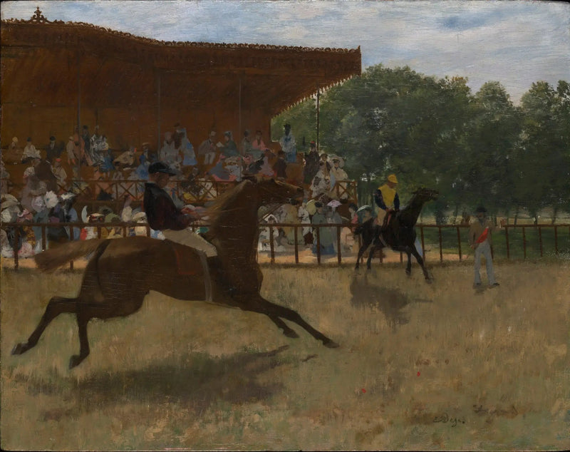 Den falska starten - Edgar Degas