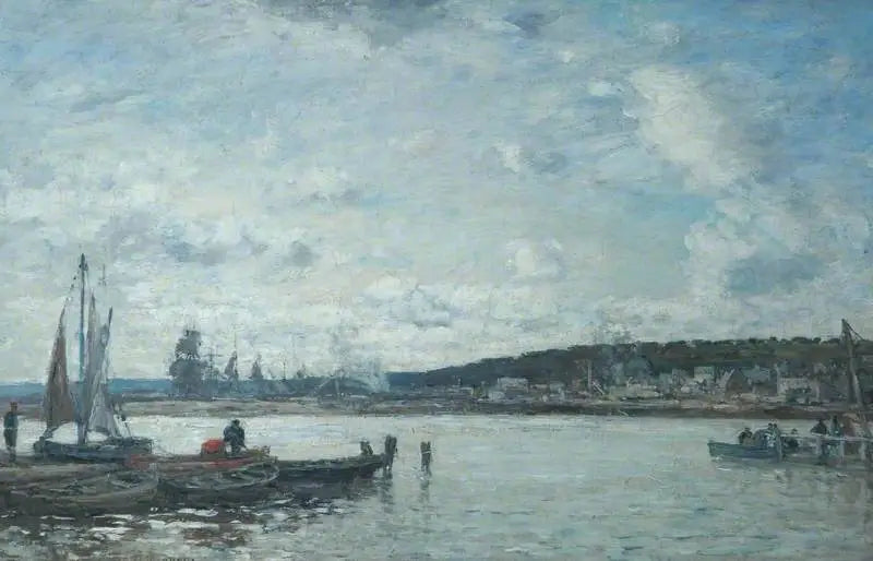 Färjan i Deauville - Eugène Boudin