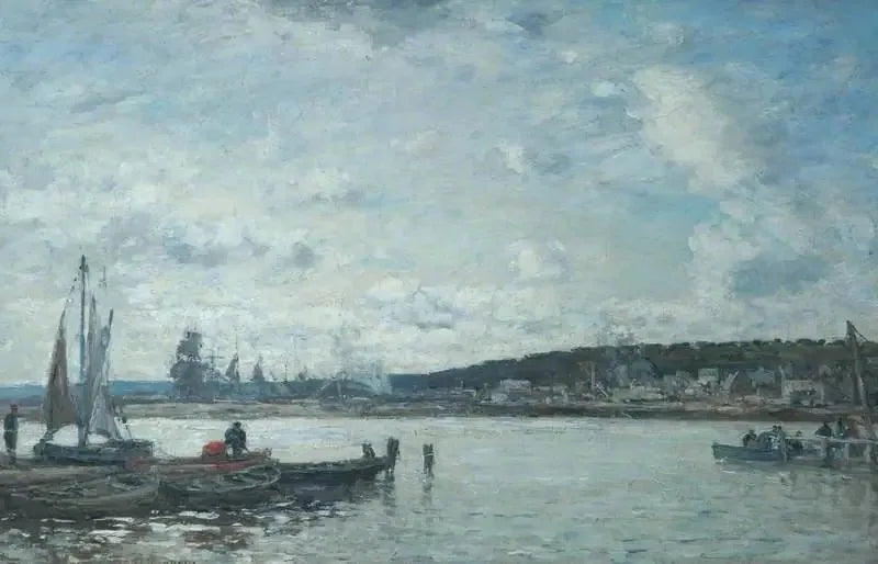 Färjan i Deauville - Eugène Boudin