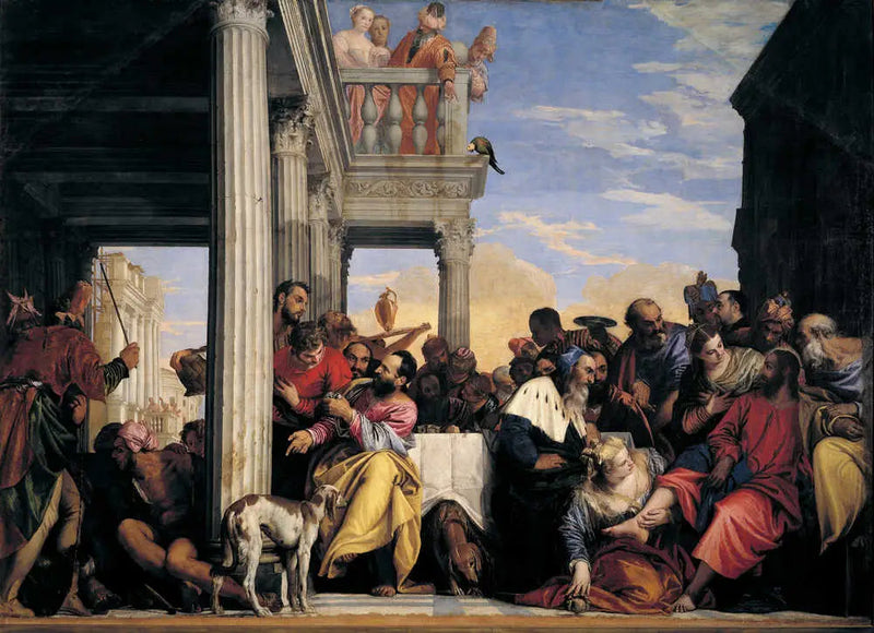 Gästabudet i Simon huset, farisé (Veronese, Turin) - Paolo Veronese