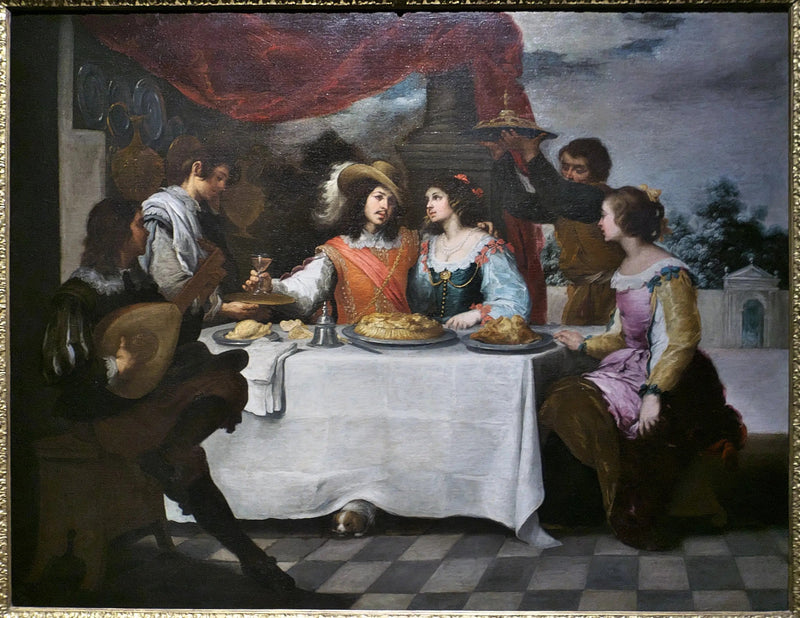 Den barmhärtige sonens festmåltid - Bartolomé Esteban Murillo