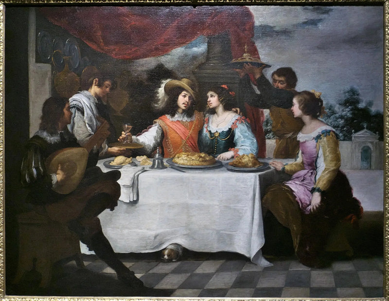 Den barmhärtige sonens festmåltid - Bartolomé Esteban Murillo