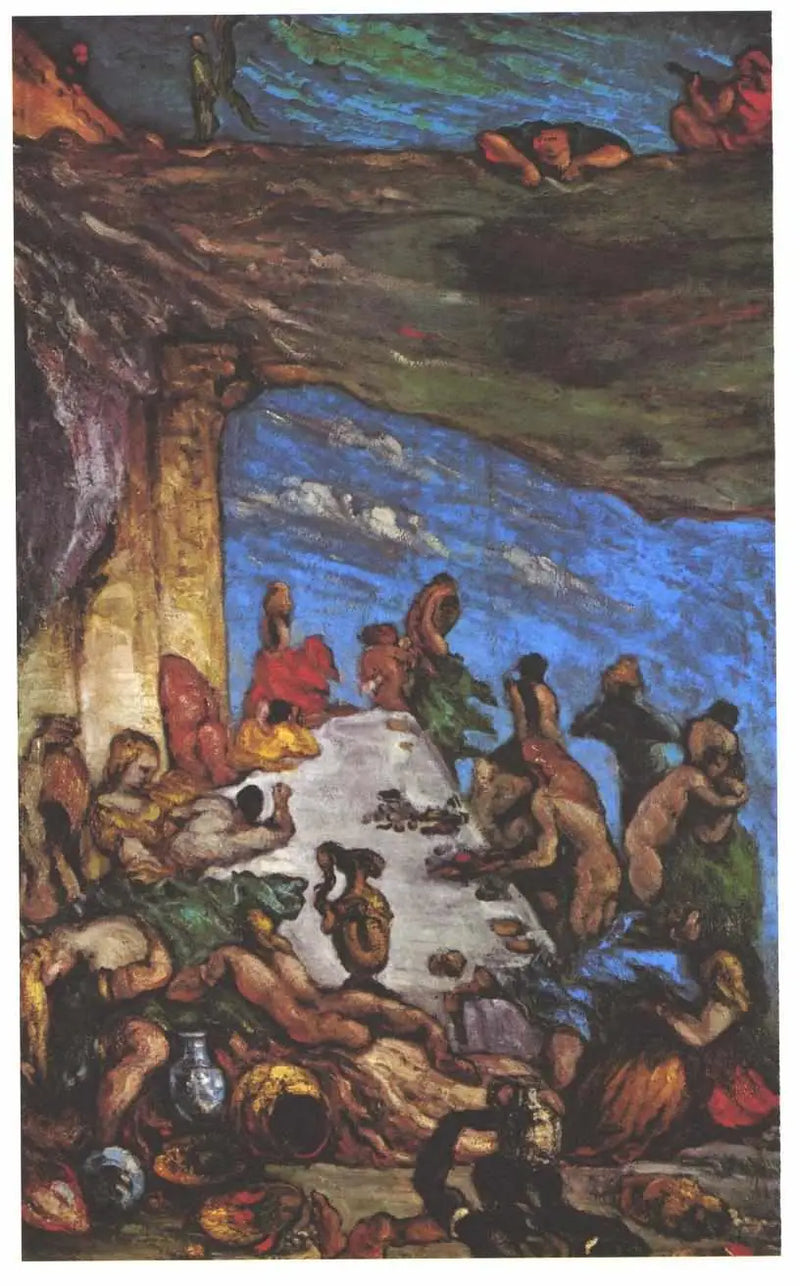 Le Festin – L'orgie; Nabukadnessars bankett - Paul Cézanne