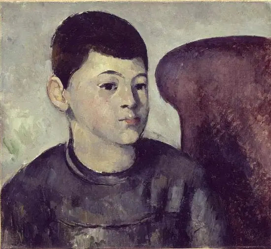Konstnärens son i röd fåtölj - Paul Cézanne