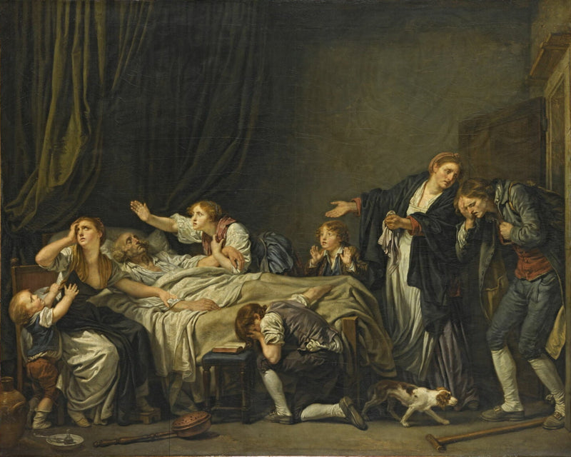 Den straffade sonen - Jean-Baptiste Greuze