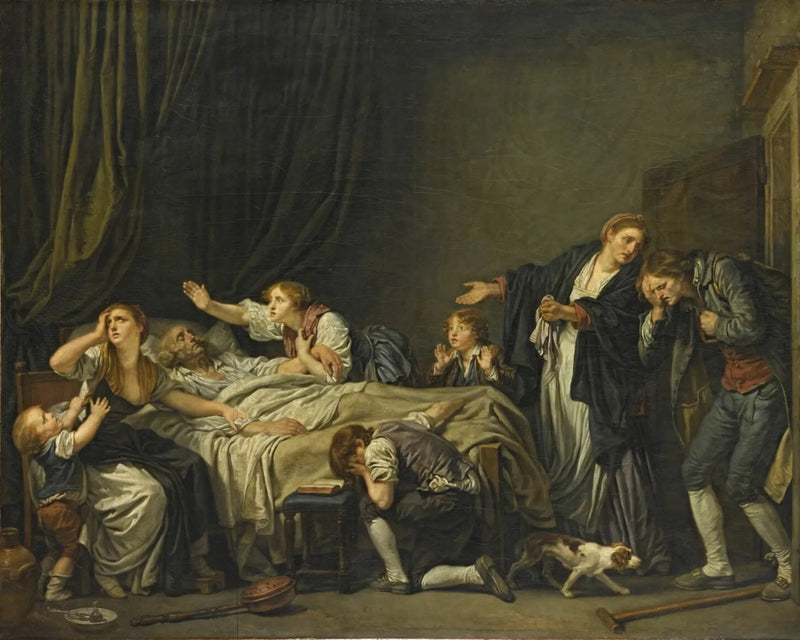 Den straffade sonen - Jean-Baptiste Greuze