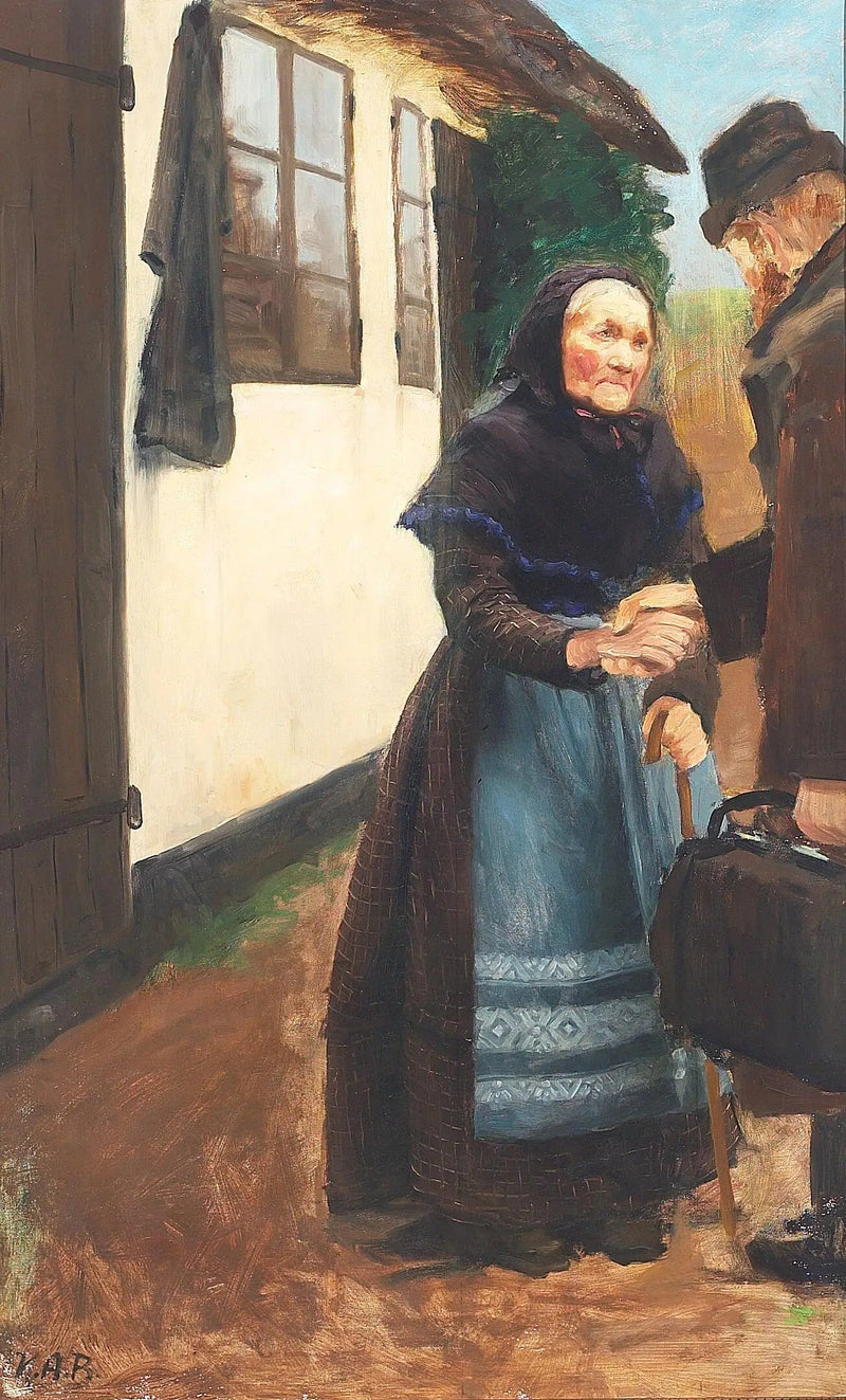 Sonen kommer hem. Studera. - H. A. Brendekilde