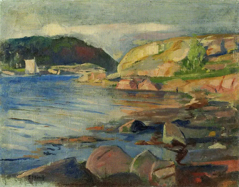 Fjorden i Tønsberg - Edvard Munch
