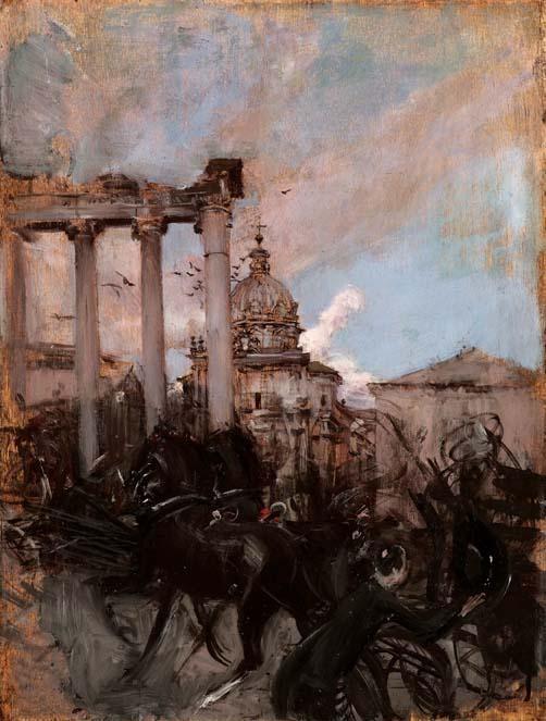 Det romerska forumet i Rom - Giovanni Boldini