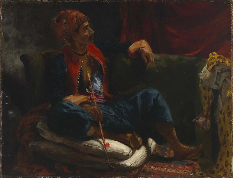 Rökaren - Eugène Delacroix