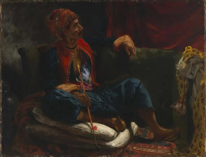 Rökaren - Eugène Delacroix